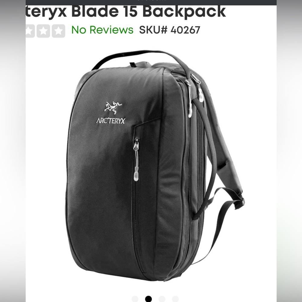 Arc’teryx Blade 15 backpack and laptop case
